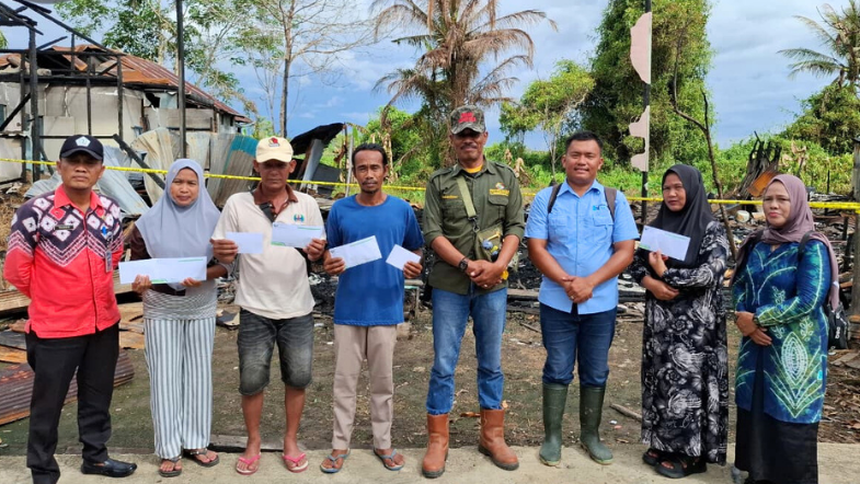 Wujud Nyata Kepedulian Pancaran Agro terhadap Masyarakat Terdampak Kebakaran di Desa Tamban Raya